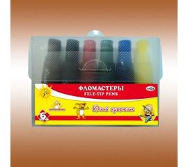 Фломастеры 6цв.