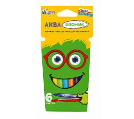 Фломастеры 6цв.