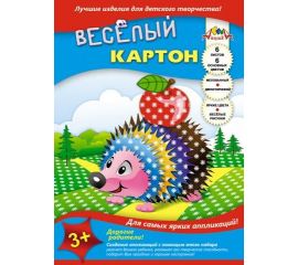 Картон цветной декорат.,«веселый»
