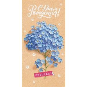 Конверт д/денег 75.001 С днем рождения