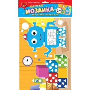 Мозаика мягкая для самых маленьких С3080-12 РОБОТ