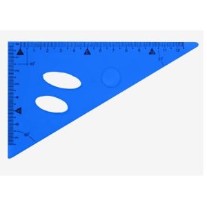 Треугольник пластик 12см 30/60 «deVENTE. Flex» 5097309 гибкий