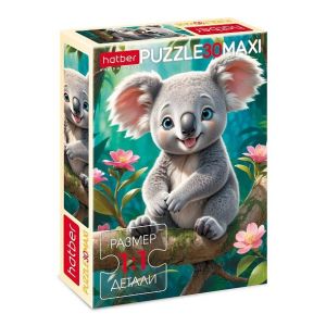 Макси-пазлы 30эл. А4 30ПЗ4_32851 Маленькая коала
