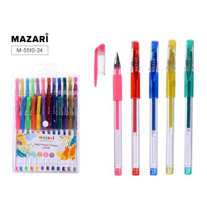 Набор гел. ручек 24цв. М-5510-24 LIPARI