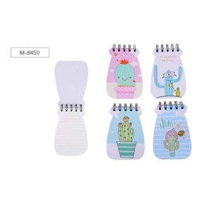 Блокнот 62л. M-8450 Кактусы 9х12,3 см