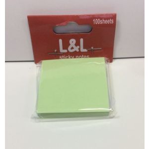 Самоклеющийся блок 50*50 100л. зеленый L&L 216047-4