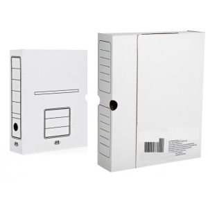 Короб архивный 150мм А4 микрогофрокартон белый T 260x325x150