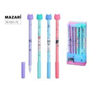 Ручка пиши-стирай М-5301-70 MIAO СИНЯЯ гелевая