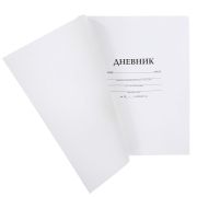 Дневник универс. пласт. обл. на скобе 40Д5В_00131 Белый (085907) Хатбер