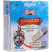 Ластик «Koh-i-noor» Sanpearl 6541/40 57*19,5*8мм бело-серый