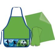 Фартук для труда с нарукавниками + клеенка НФК-1 Футбол