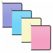 Папка д/тетрадей А5 молния вокруг ErichKrause® Diagonal Pastel 50357 ассорти