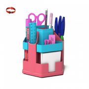 Набор наст. 13предм. ErichKrause® Office, Bubble Gum, розовый с голубой вставкой 57960