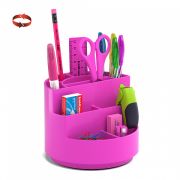 Набор наст. 13предм. ErichKrause® Mini Burger, Neon Solid, розовый 55637