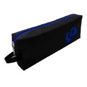 Пенал на молнии LAMARK0028 21х7х3,5м черный, молния и лого синие