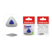 Ластик «ErichKrause®» Smart Mini Triangle 45552 (в пакете с европодвесом) белый