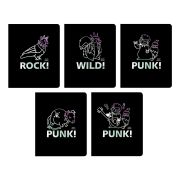 Тетрадь 48л. кл. ТКФ487929 TOTAL BLACK. Punk