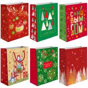 Пакет подар. новог. 20*24*11,5 бум. 2024-MATF_T С Новым годом