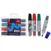 Набор маркеров для белой доски 4цв. DELI ES509 1-5мм