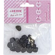 Носики «deVENTE» 8001919 пласт. размер 10*14мм 20шт цвет черный