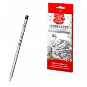 Набор карандашей 12шт. ArtBerry® 2Н, Н, F, HB, В, 2В, 3В, 4В, 5В, 6В, 7В, 8В 56081