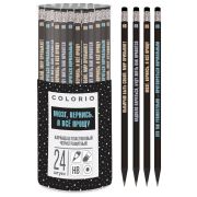 Карандаш пласт. с ластиком HB COLB-US20-102PL-PVC24 Colorio