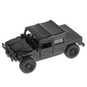 Модель HUMMER h1 ПИКАП длина 12см, дв., багаж., инерц., черн., Технопарк