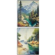 Тетрадь 96л. кл. на гребне 96-8431 Природа