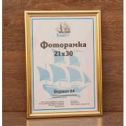 Фоторамка 21*30 пластик D1503W-119A стекло