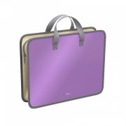 Папка пласт. А4 ErichKrause Glossy Candy 54997 на молнии, с ручками