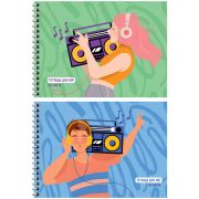 Тетрадь д/нот А5 24л. на гребне горизонт. ТдНг24гр_45357 «Boombox»