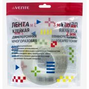Скотч двусторонний 30мм*3м «deVENTE. REPAIR & CRAFT» 4163307 прозр., многораз., толщина 2мм