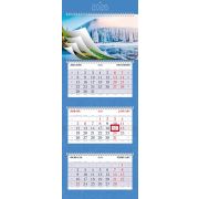 Календарь трехсекц. 2026 320*840 на 4-х гребнях «Времена года» (3Кв4гр2ц_34359) Хатбер