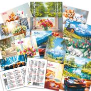 Календарики карманные 2026 9738 «Цветы и природа» (ассорти)
