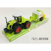 Трактор инерционный с прицепом.40*11*12 666-144A