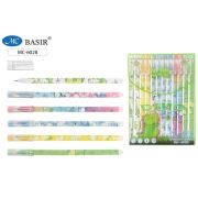 Ручка пиши-стирай МС-6028 «DINO» СИНЯЯ гелевая 0.5мм