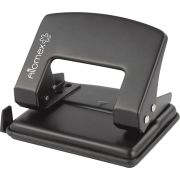 Дырокол 25л. «Attomex» 4020312 метал. с линейкой, черный