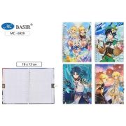 Блокнот дет. на замочке МС-6929 18*13см Аниме