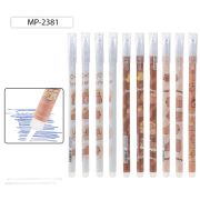 Ручка со стираемыми чернилами гелевая: «КАПИБАРА»; яркий, цветной корпус с рисунком /ассорти/; толщи