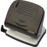 Дырокол 30л. «deVENTE. Stripe» 4020343 усиленный корпус, с лин,черный