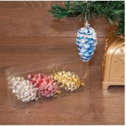 Набор фигурок «шишка» 4шт. в пласт. упак. 9см BA017