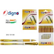 Ручка на масл. основе DIGNO «18K» DG-10139 0,7мм цвет чернил-синий