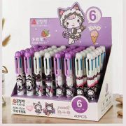 Авторучка 6цв. 15217 CUTE