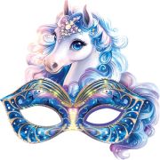 Маска «Лошадка» (год Лошади) 3-03-5116 картон