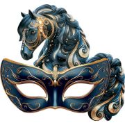 Маска «Лошадка» (год Лошади) 3-03-5118 картон