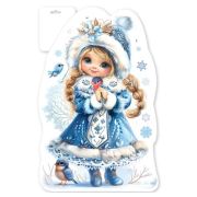 Плакат А3 9201623 Снегурочка с птичками