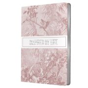 Ежедневник 2026 А5 дат. 176л. ЕИКП52617606 FLOREALE. Cedar Rose интегр.обл.