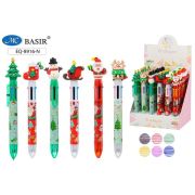 Авторучка 6-ти цветная EQ-8916-N «НОВОГОДНИЕ»
