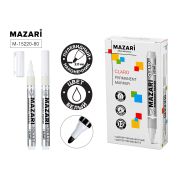 Маркер белый перманентный M-15220-80 CLARO пулевидный 1-2мм