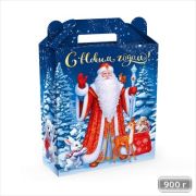 Коробка д/конфет 900г 1.0000527 С Новым годом!